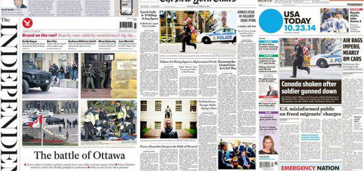 Around the world: Canadian coverage of Ottawa shooting praised by international media