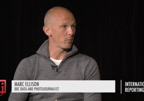 Marc Ellison speaking to J-Source IRB at Humber College