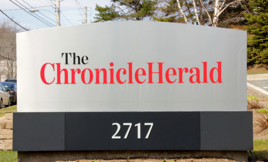 A strike at the Chronicle Herald is now in its seventh week. Photo courtesy Ariane Hanlon.