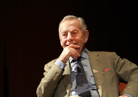 Toronto born 60 Minutes correspondent Morley Safer died Thursday at age 84. Photo courtesy Charles Bogel.