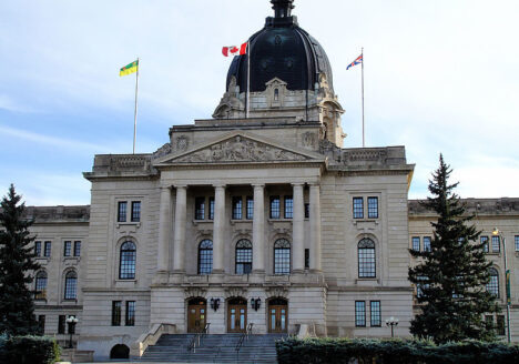 The Saskatchewan Legislative Building. Saskatchewan justice minister Gordon Wyant introduced amendments to the Local Authorities Freedom of Information and Privacy Protection Act to include police services. Photo courtesy Daryl Mitchell/CC 2.0 Generic.
