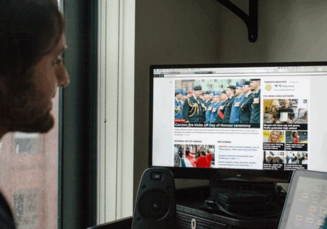 Where do you get your news? Photo courtesy of Michelle-Andrea Girouard.