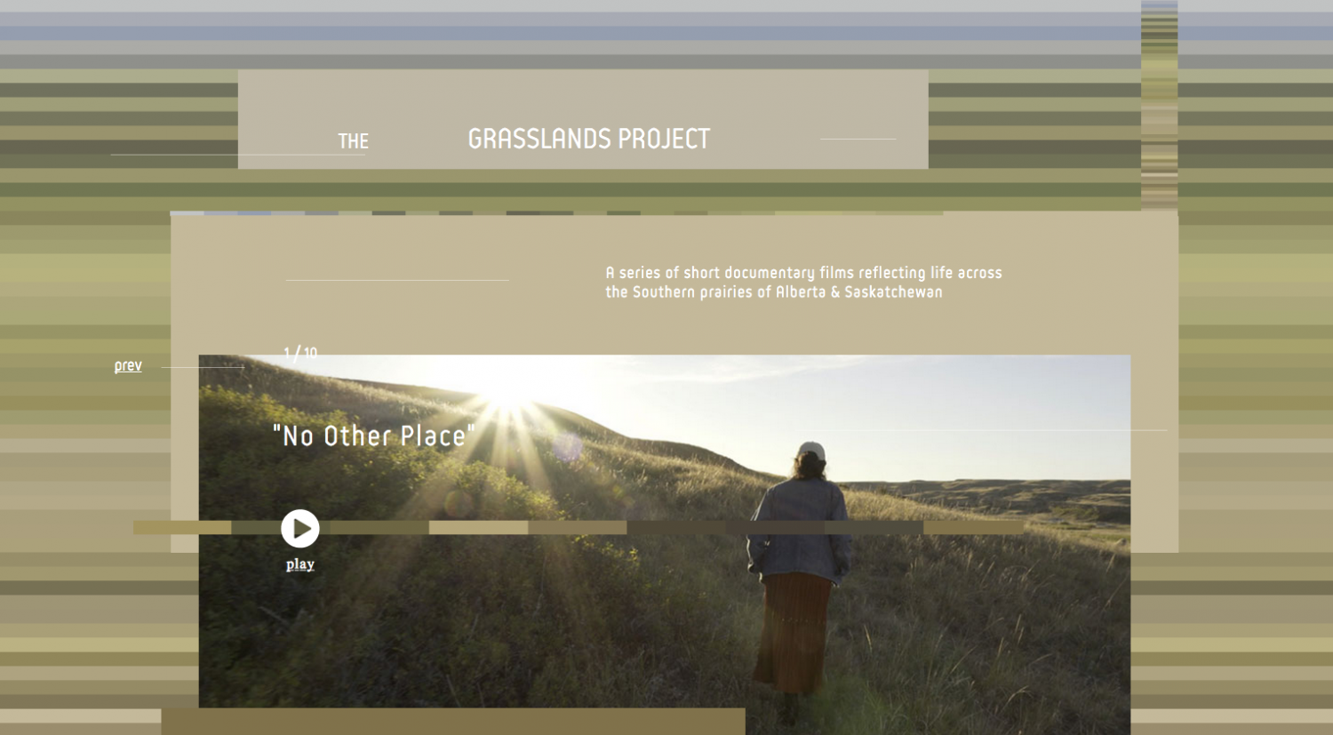 National Film Board heads to Saskatchewan and Alberta’s grasslands to capture local experiences. Screenshot by J-Source.