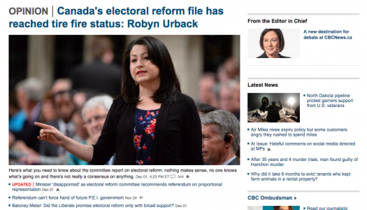 Furor over CBC’s opinion section is a tempest in an inkpot