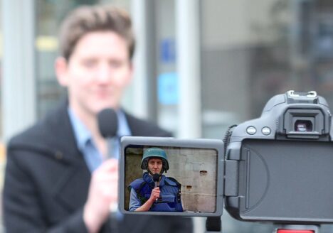 War correspondents face a lack of mental health resources. Photo courtesy Victoria Walton.