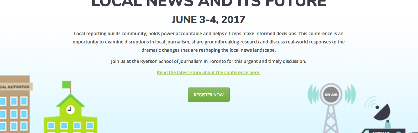 Scholars, journalists and educators from around the world will gather in Toronto this spring to discuss the state of local journalism.