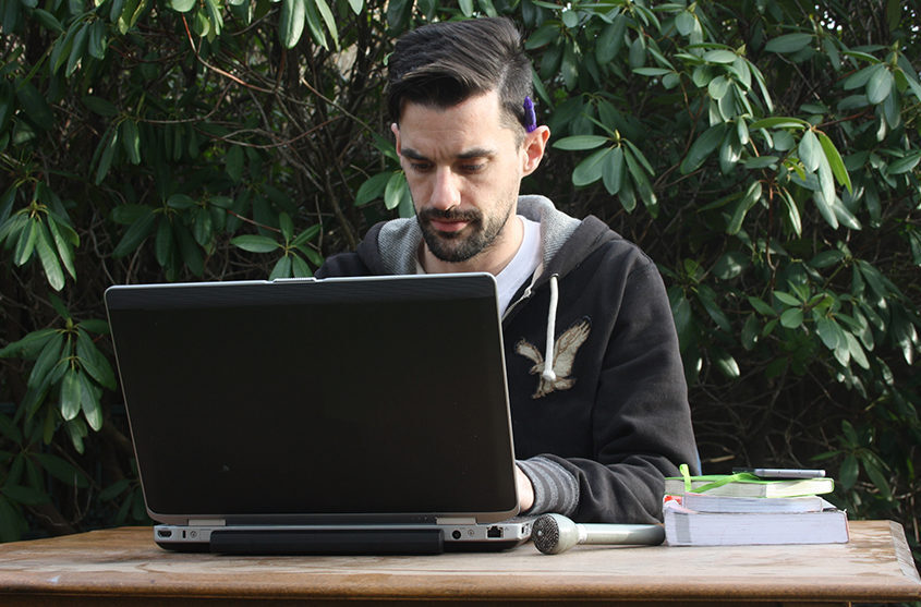 Will journalists in the future work entirely from home? Photo courtesy of Jessica Caparini.