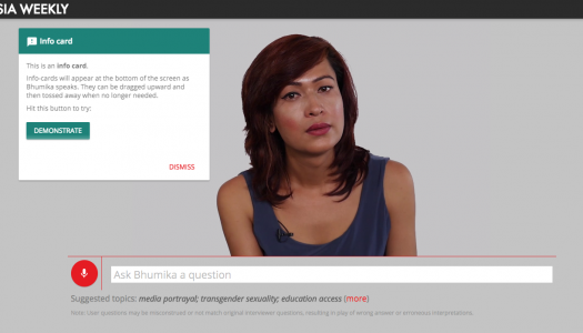 “Bhumika Can Speak For Herself” using AI technology