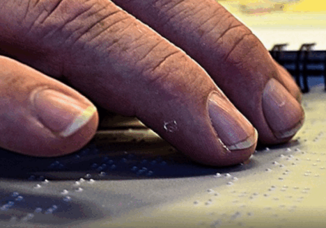 How 1.5 million hearing or visually impaired Canadians stay up-to-date. Photo courtesy of Megan Fraser.