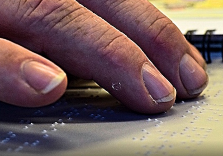 How 1.5 million hearing or visually impaired Canadians stay up-to-date. Photo courtesy of Megan Fraser.