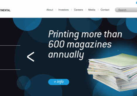 Transcontinental is selling their newspapers in Quebec and Ontario. Screenshot by J-Source.