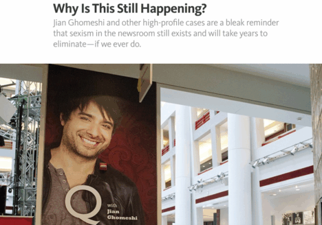 The RRJ’s Catherine Phillips examines how pervasive sexism still is at Canadian media organizations. Screenshot by J-Source.