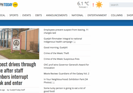 As newspapers retreat, small (and cheap) online operations are filling the vacuum. Screenshot by J-Source.