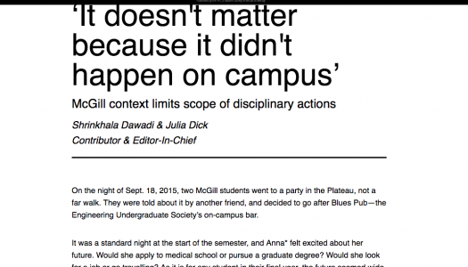 Student media is at the forefront of reporting on sexual assault on campus
