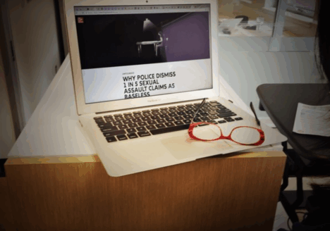 The Globe and Mail’s Unfounded series about how police handle sexual assault allegations is an example of how the media can lead social change. Photo courtesy of The Conversation Canada/CC BY-SA 4.0.