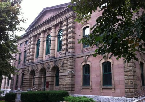 The arguments for and against a ban are being heard at Nova Scotia's Provincial Court Building in Halifax. Photo by George Lang