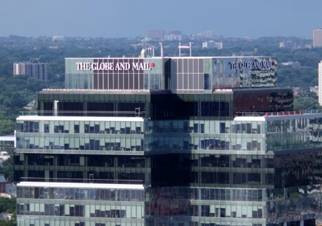 Globe and Mail building exterior