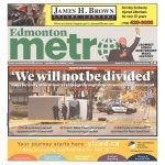 Edmonton Metro front page