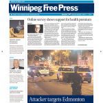 Winnipeg Free Press front page