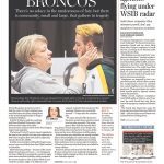 Toronto Star front page with headline "'We are all Broncos'"