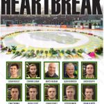 Medicine Hat News front page with headline "Heartbreak"
