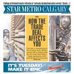 Star Metro Calgary front page with USMCA headline "How the trade deal affects you"