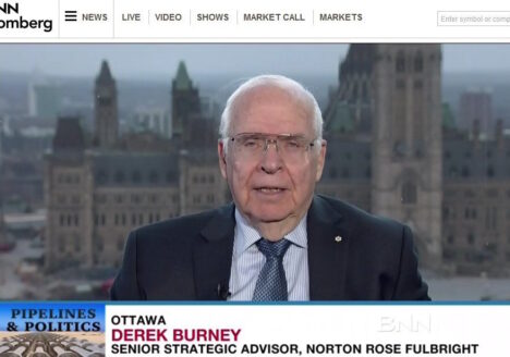 Derek Burney appears on BNN Bloomberg