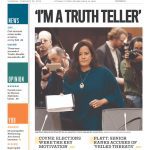 Ottawa Citizen front page with headline 'I'm a truth teller' in single quotes and a photograph of Jody Wilson-Raybould