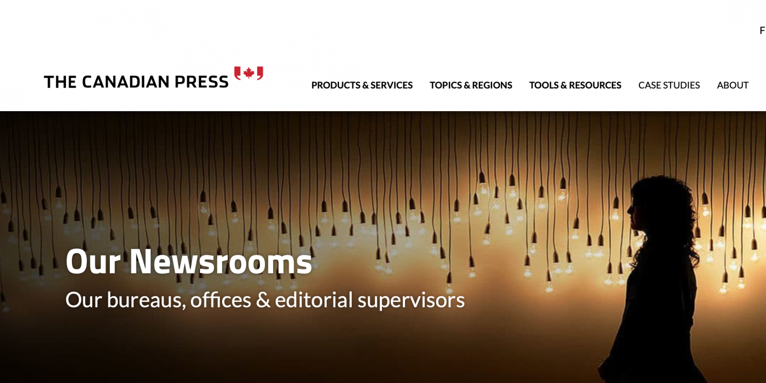 Canadian Press Website