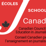 J-Schools Canada/École-J Canada logo