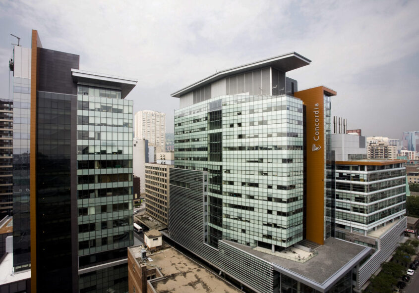 The exterior of Concordia University