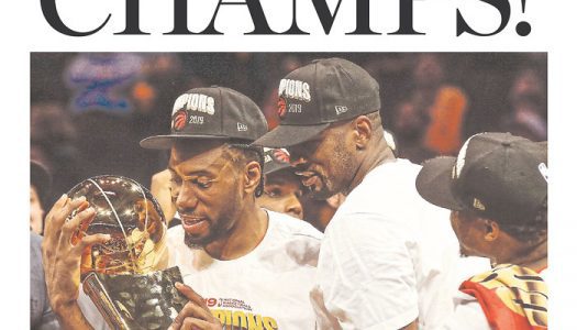 Front pages the morning after the Raptors’ historic win