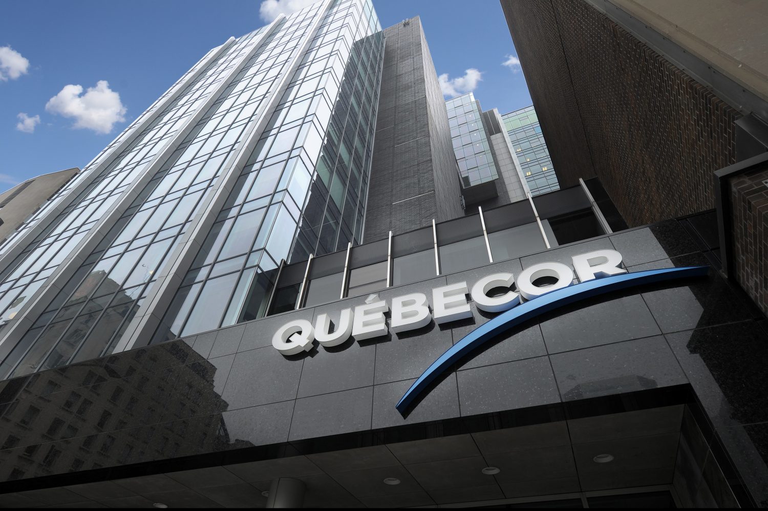 Exterior or Quebecor building