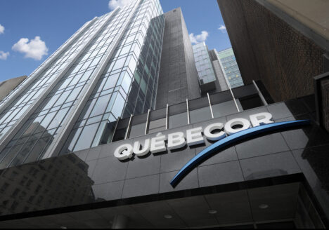 Exterior or Quebecor building