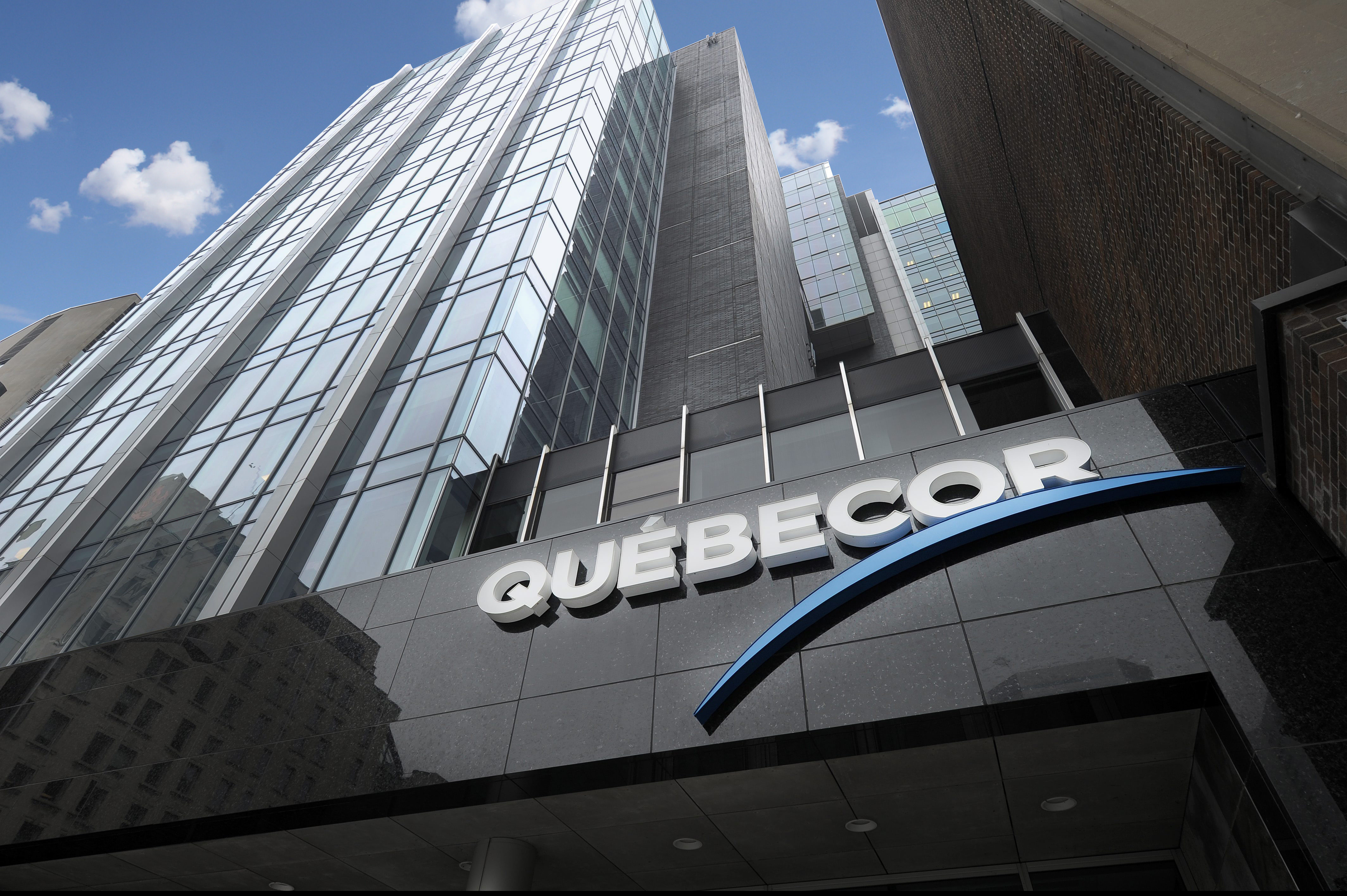 Exterior or Quebecor building