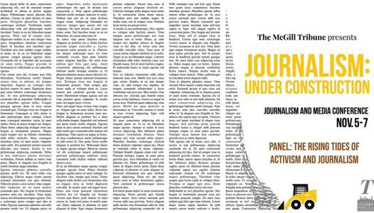 The McGill Tribune Journalism and Media Conference