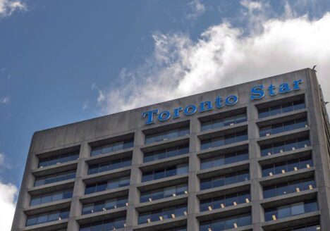 Exterior of Toronto Star building