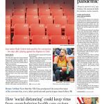 Toronto Star front page with lead story headline "NBA suspends season"