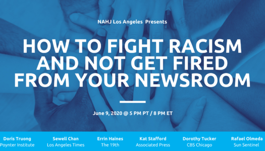 How to fight racism and not get fired from your mainstream media job