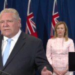 Ontario Premier Doug Ford speaks at the June 1 daily provincial update