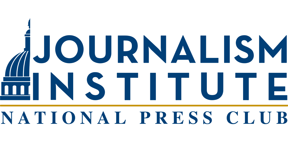 National Press Club Journalism Institute featuring an illustration of The White House.