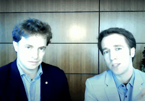Marc and Craig Kielburger appear at a House finance committee hearing on July 28, 2020