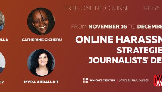 Online Harassment: Strategies for Journalists’ Defense