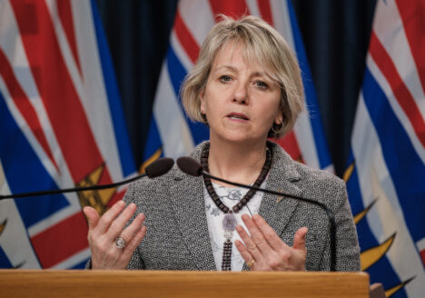 Dr. Bonnie Henry provides an update on COVID-19 on Nov. 16, 2020