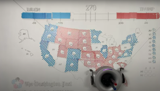 Top 4 interactive coverage styles of the 2020 U.S. election