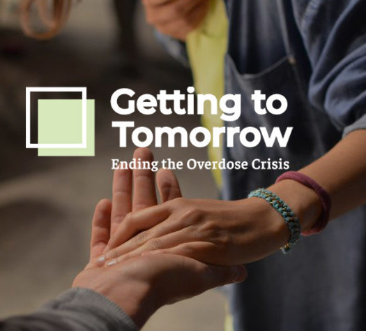 Getting to Tomorrow: Ending the Overdose Crisis logo