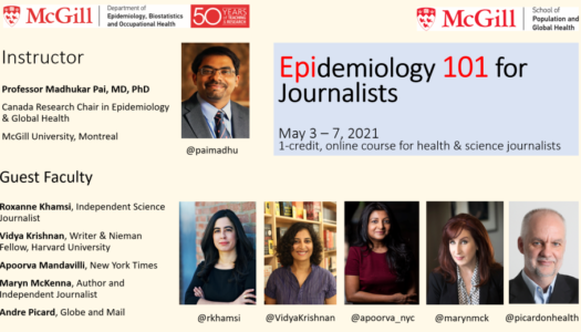 EPIB-641 Epidemiology 101 for Journalists