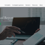 Website of the information commissioner, featuring 2020-21 annual report
