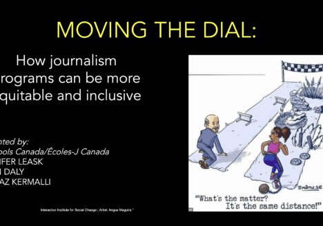 Moving the dial: How journalism programs can be more equitable and inclusive