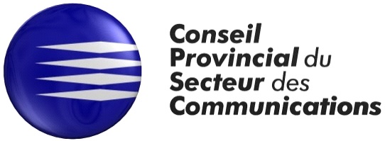 Conseil Provincial du Secteur des Communications logo